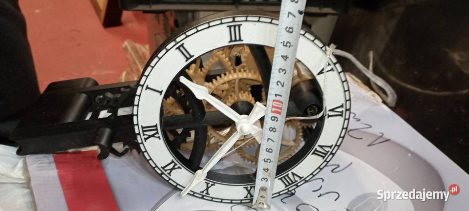 Zegar ścienny z wagą szkieletor plastik Żary