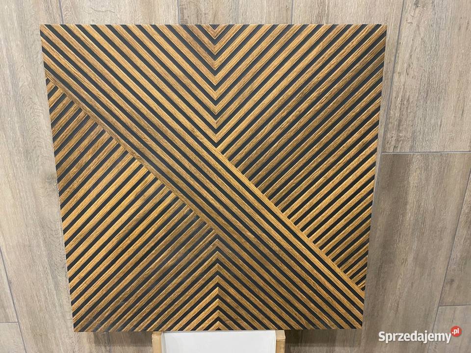 Gres nowość 60x60 rektyfikowana Dekor 3 d Brown