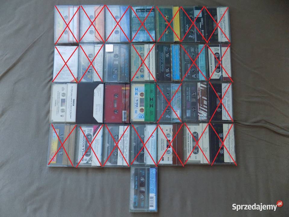 KOLEKCJA KASET MAGNETOFONOWYCH Elektronika