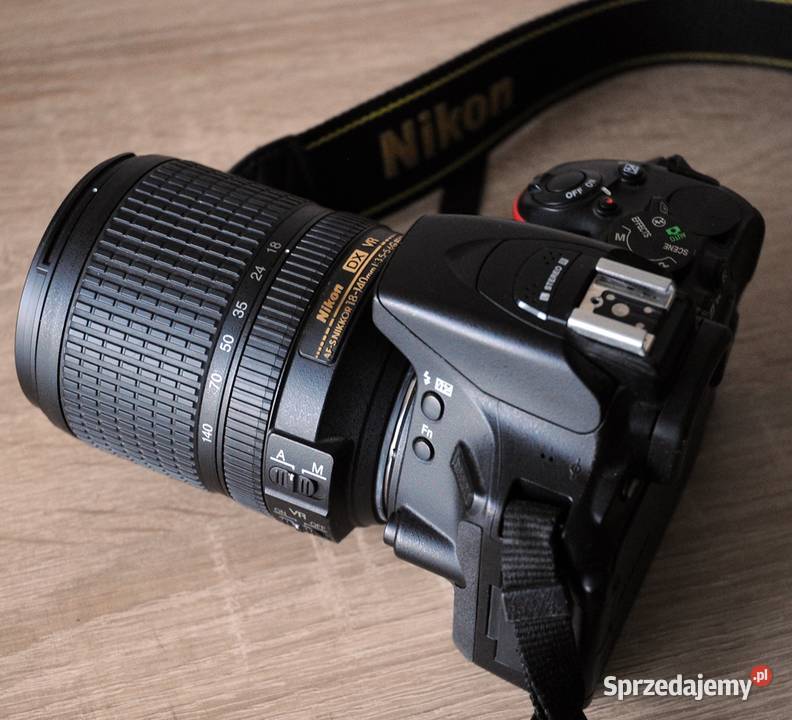 Nikon D5600 z super obiektywem 6 przebiegu Gliwice sprzedam