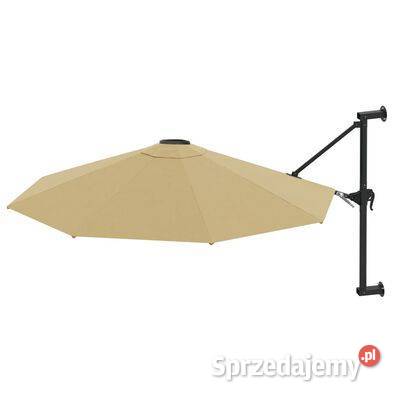 vidaXL Parasol ścienny na metalowym mazowieckie