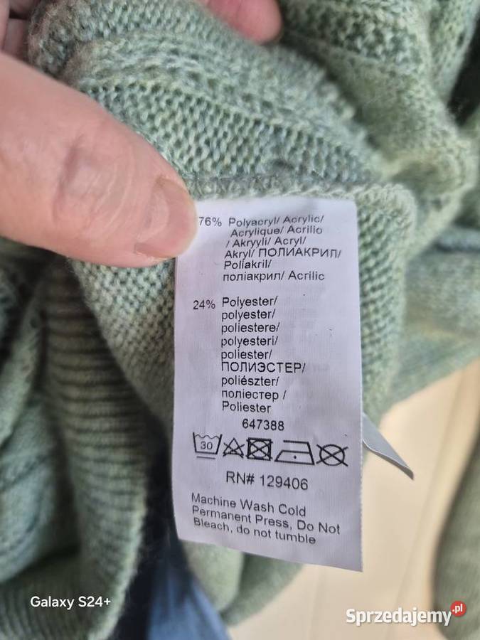 Sweter z akrylu 4850 Nowy dolnośląskie Siechnice