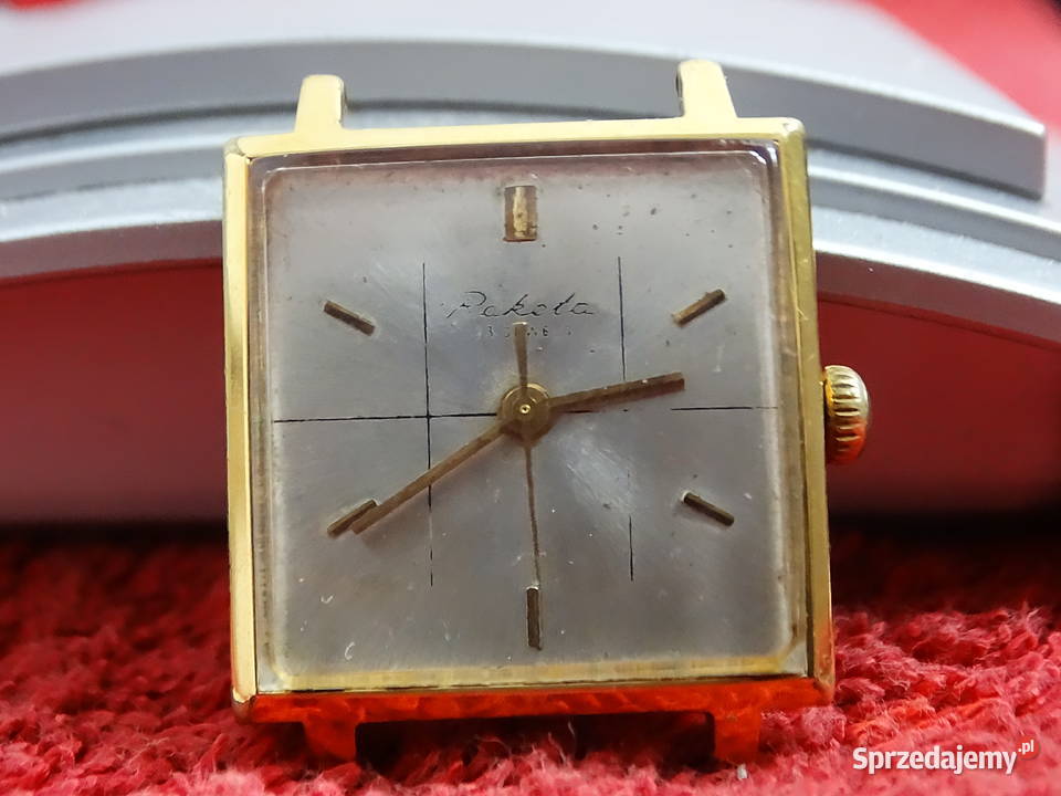 Rzadki Sprawny Zegarek Vintage Raketa Kostka