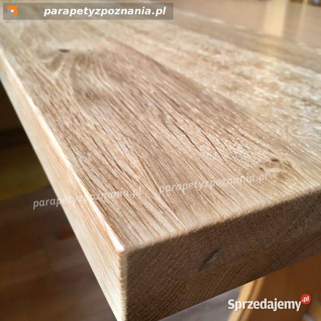 Parapety drewniane wewnętrzne dębowe sosnowe Poznań sprzedam