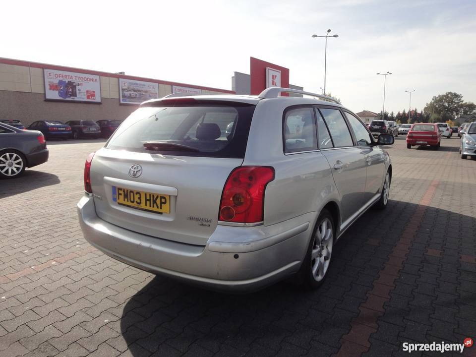 OKAZJA Anglik Toyota Avensis 20 benzyna 2003r tempomat Motoryzacja łódzkie Zelów