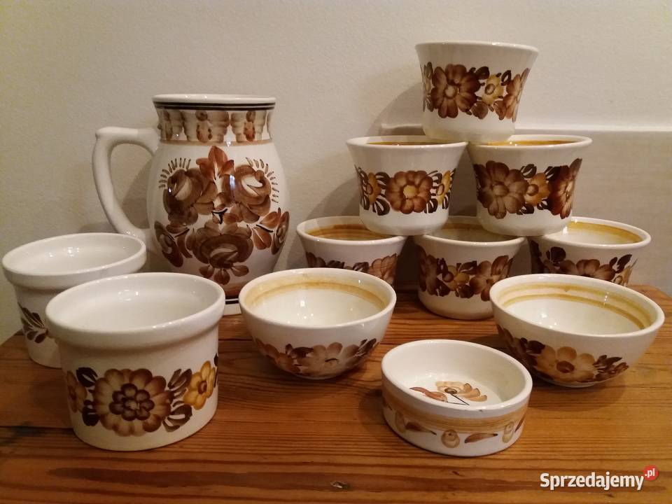 Porcelana Koło beżowy Ceramika i szkło Chorzów