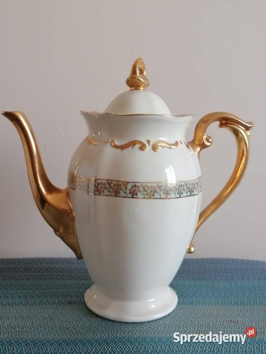 Dzbanek porcelanowy Tułowice 1960 dolnośląskie Wałbrzych