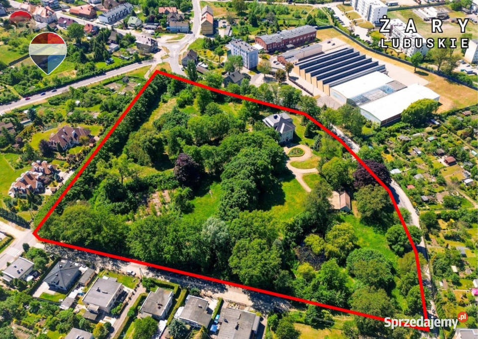 Zabytkowa Willa Otto Fliegela 28267 ha ogród Żary sprzedam
