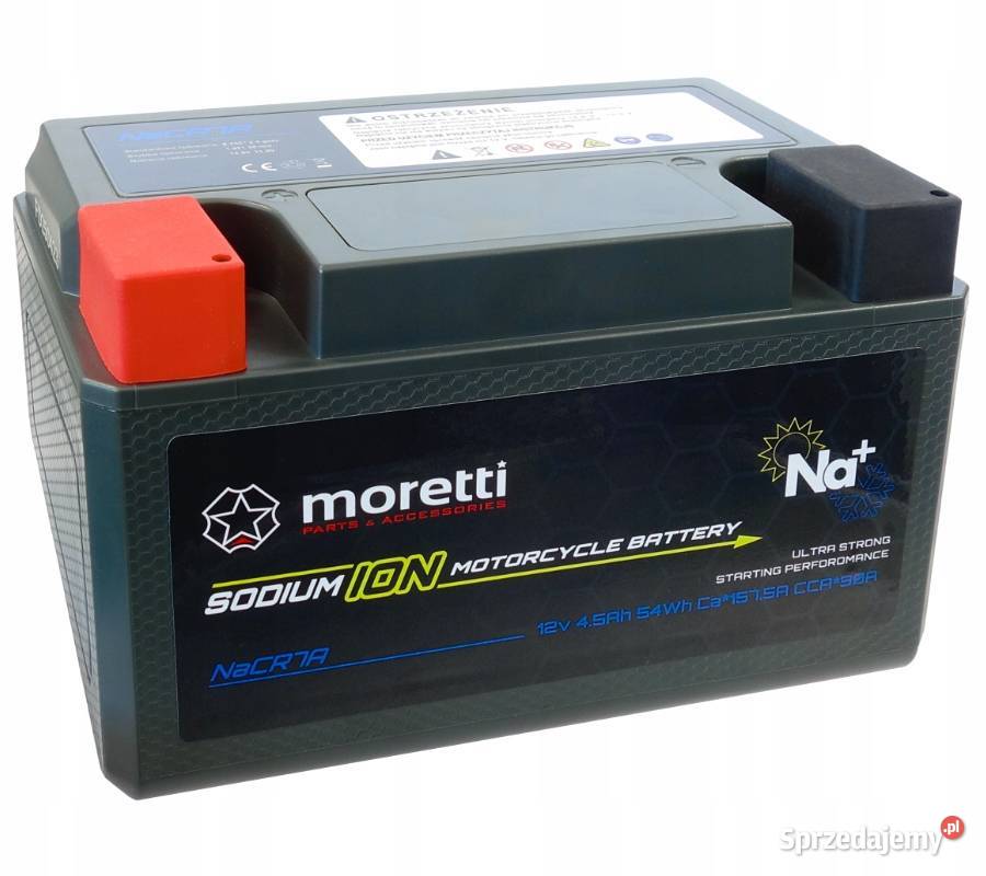 Akumulator Moretti NaCR7A sodowo jonowy Jelcz-Laskowice sprzedam