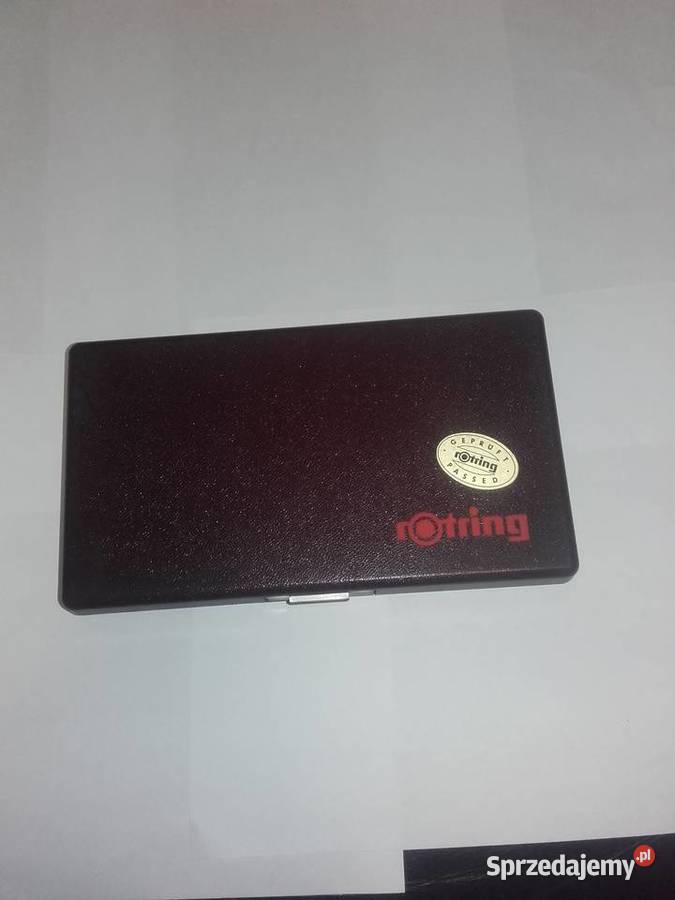 vintageowy zestaw kreślarski Rotring Będzin