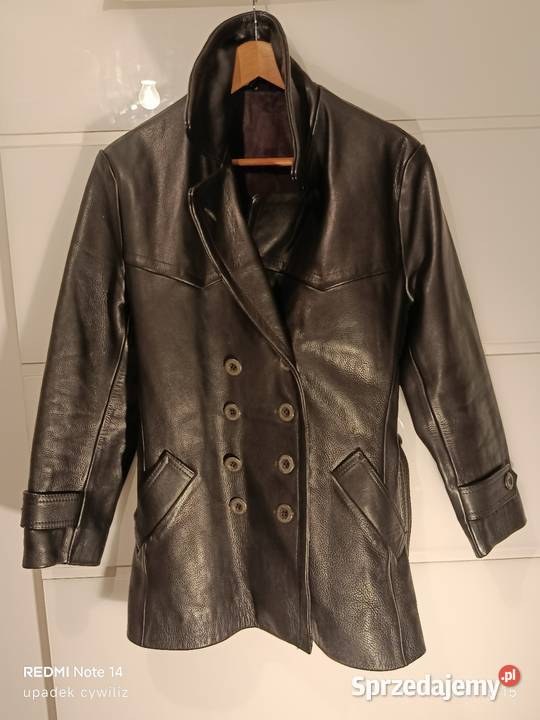 Kurtka skórzana czarny Wodzisław Śląski