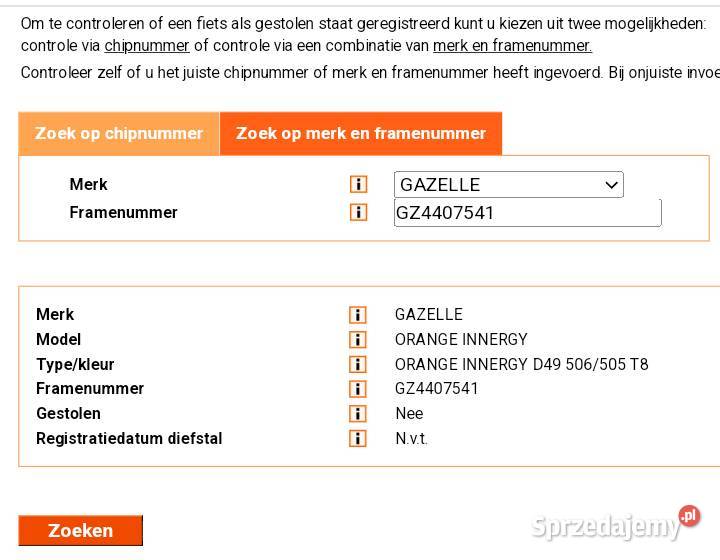 Rower holenderski elektryczny gazelle Orange Wołów