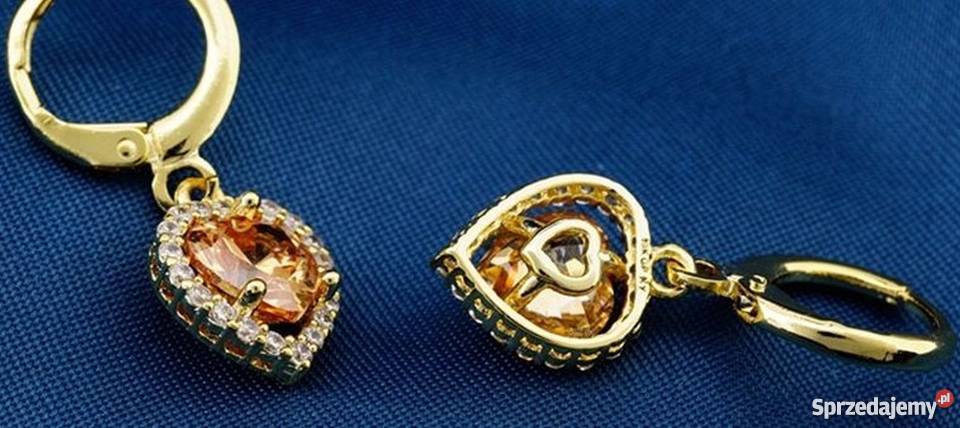 Kolczyki serduszka z cyrkoniami Zawiercie