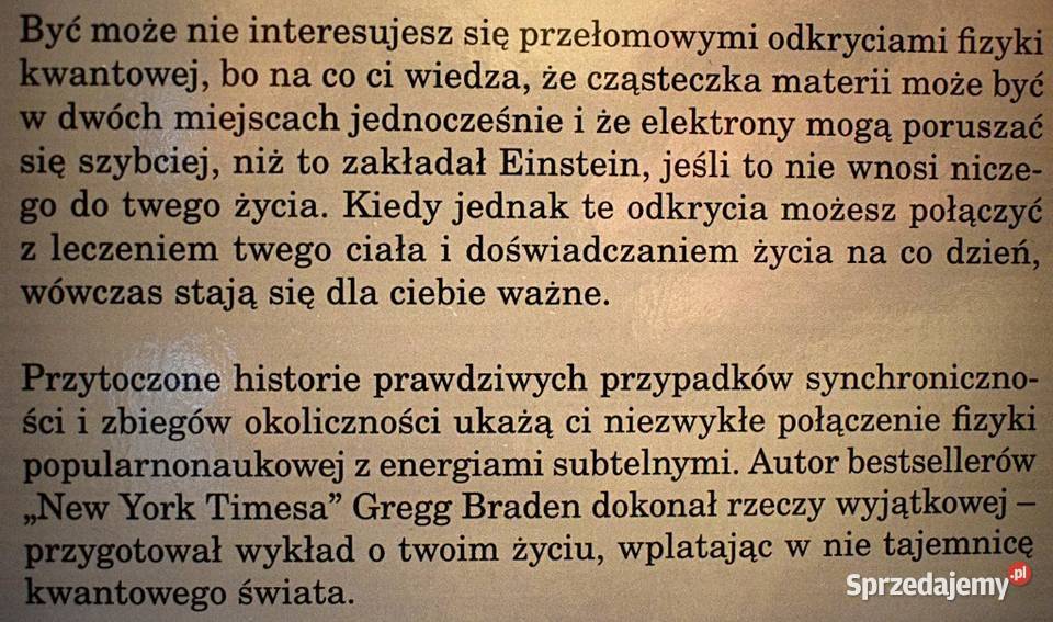 Boska Matryca łącząc czas przestrzeń cuda i ezoteryka, magia, ufo Chełmno sprzedam