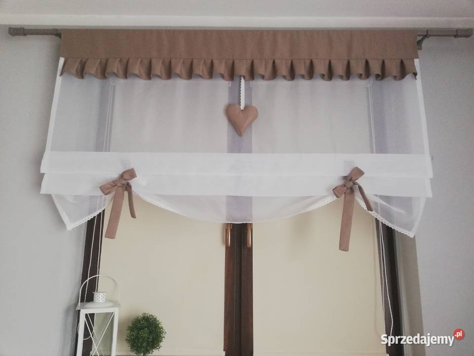 Firany panele roletki biały Nowa Wieś sprzedam