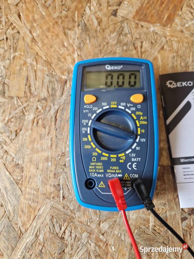 Multimetr cyfrowy GEKO G30820 z podświetlanym Pozostałe Głogowa
