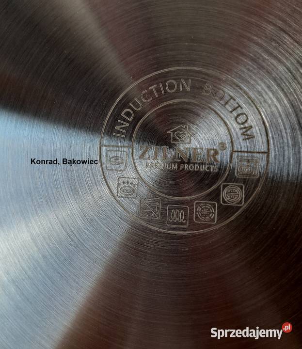 Duży Garnek 25L z NIERDZEWKI z pokrywką MIARKA i