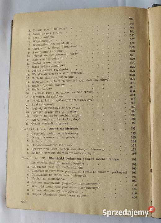 Podręcznik kierowcy III kat Jakub Toruńczyk Rok wydania 1955 Hajnówka