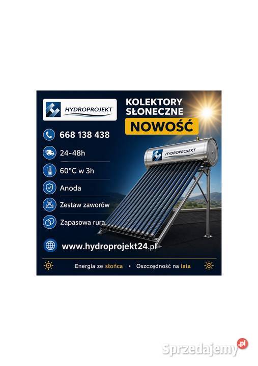 Sprzedaż i montaż solarów wodnych Wyszków