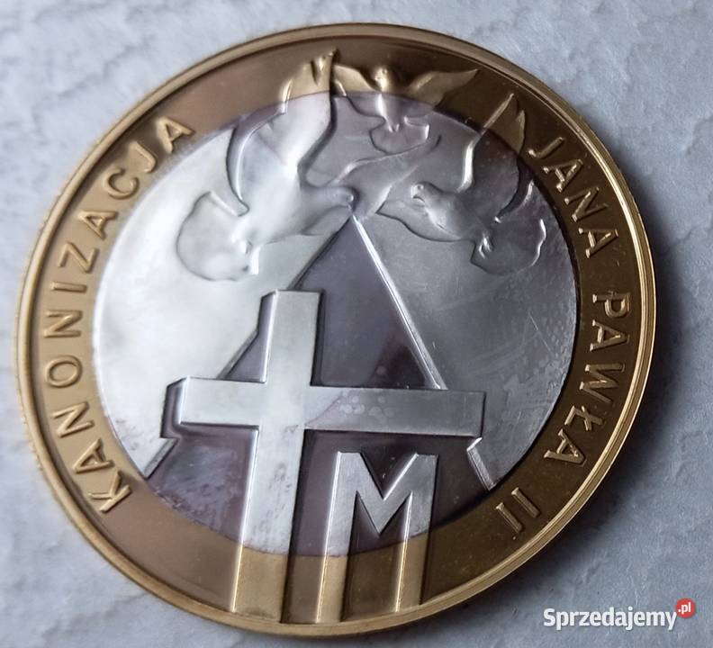 Srebrny Medal Jan Paweł 2 Antyki, Sztuka, Kolekcje Babimost