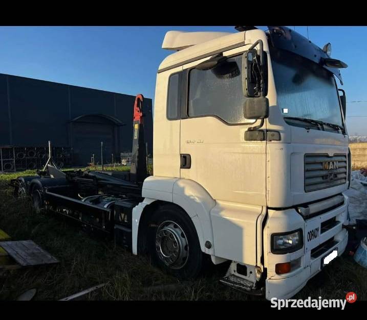 Sprzedam Man TGA 2003r hakowiec 68733 tacho na Brodnica