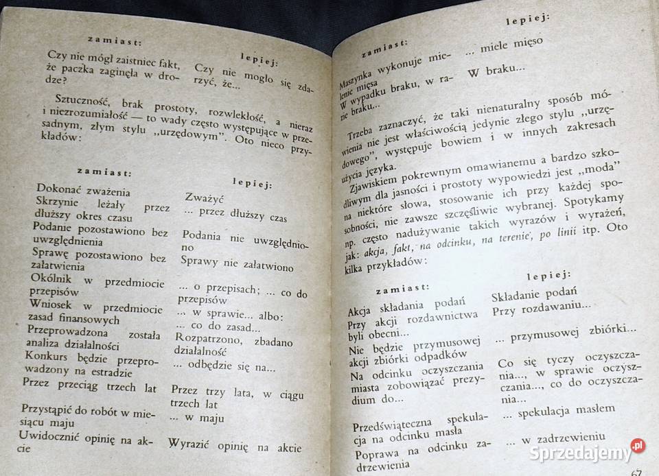 mówić i pisać poprawnie Maria Nalepińska Chełm sprzedam