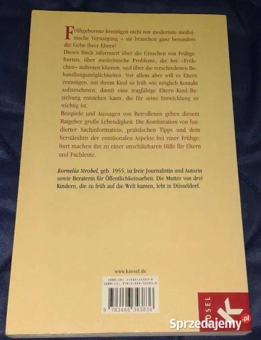 Frhgeborene brauchen Liebe Kornelia Strobel Chełm