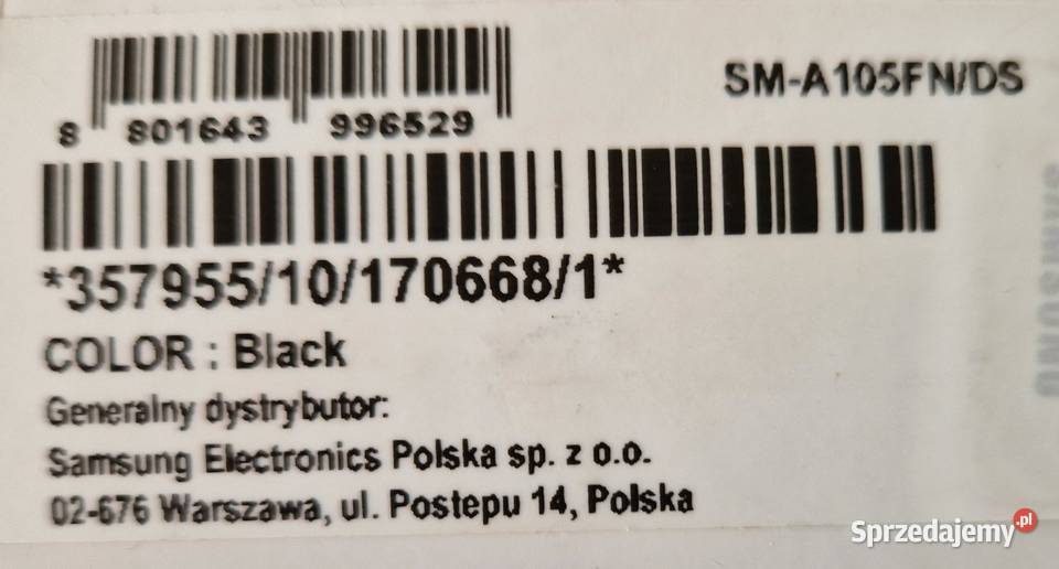 Samsung A10 Toruń