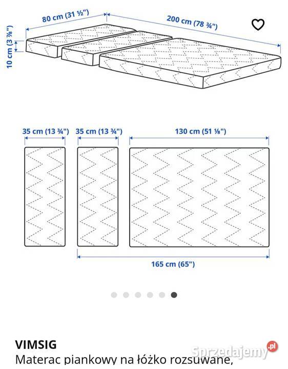 Łóżko dziecięce BUSUNGE IKEA Warszawa sprzedam