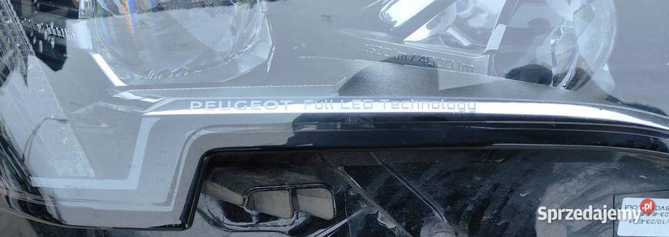 PEUGEOT 3008 5008 II LIFT FULL LED LAMPA PRAWA