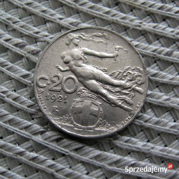 Włochy 20 Centesimi 1921r Kalisz
