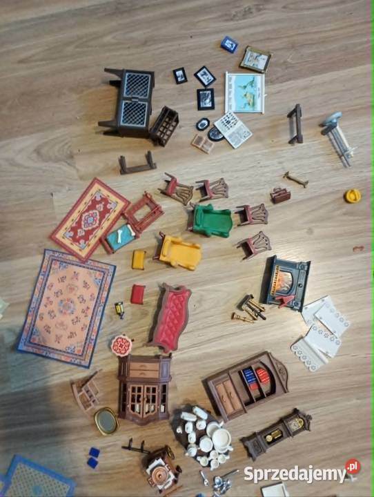 Playmobil zamek domek wiktorianski mebelki dolnośląskie Wałbrzych