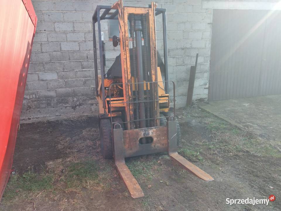 Wózek widłowy GPW C330 koła bliźniaki uszkodzony Złoczew sprzedam