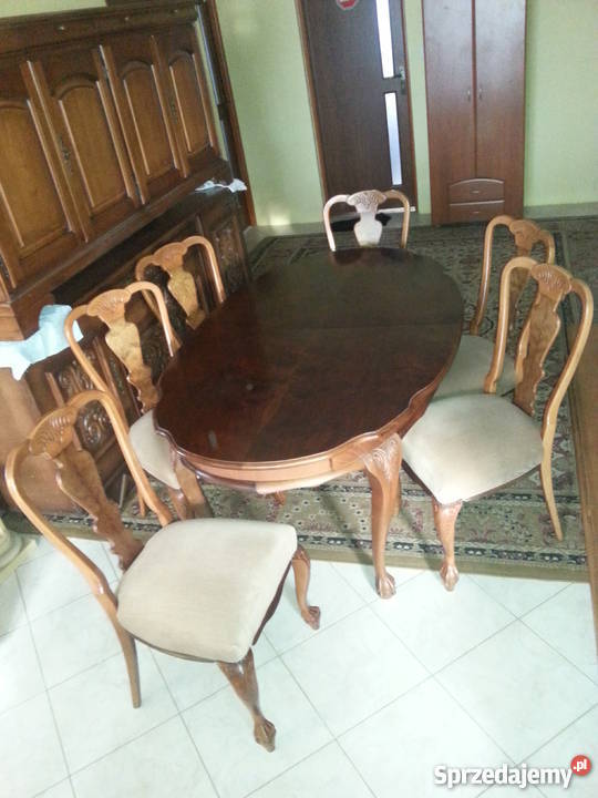 Stół i 6 Krzeseł Chippendales Czajków