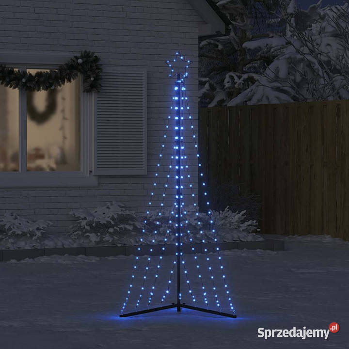 Lampki choinkowe 339 niebieskich LED 187