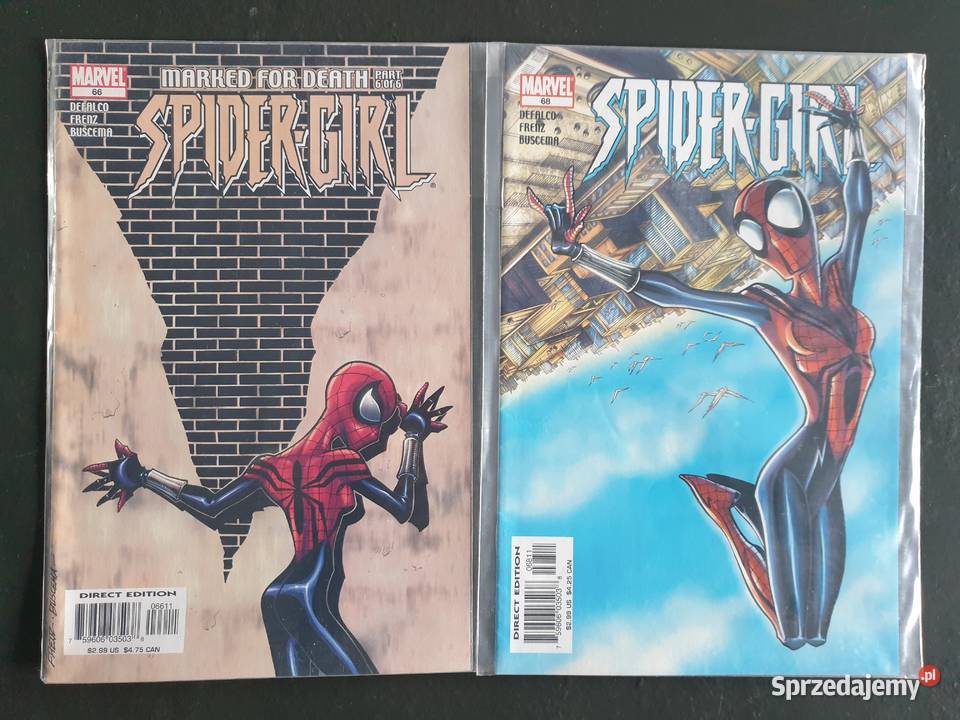 SpiderGirl SpiderWoman 10 oryginalnych komiksów