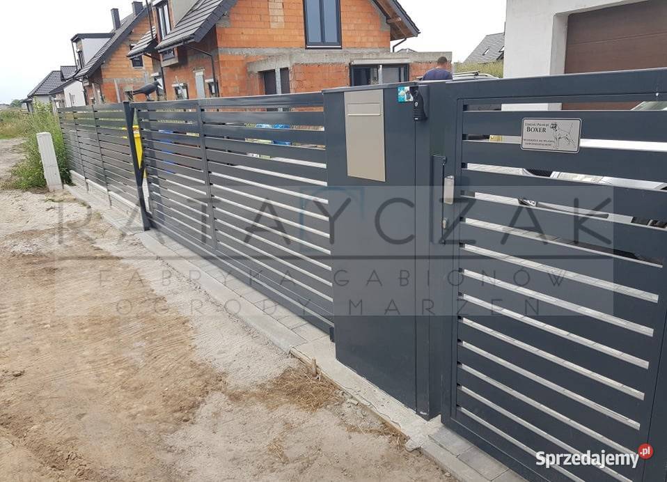 BRAMA SKRZYDŁOWA HARMONIJKOWA PALISADA PANELOWA