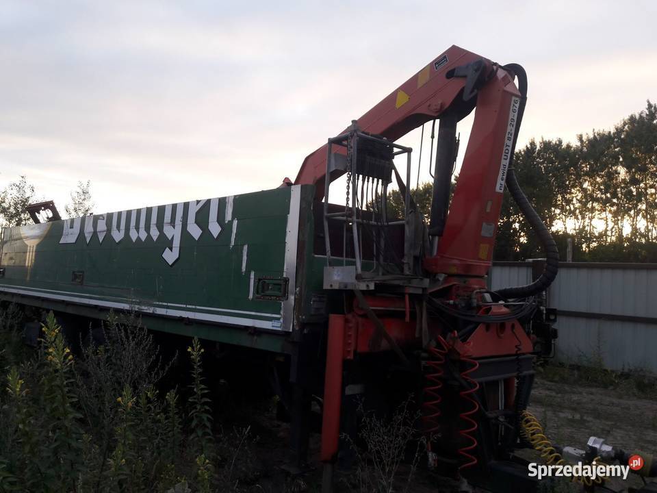 Przyczepa Tandem z HDS Palfinger Rolnicza 18 DMC Szamotuły