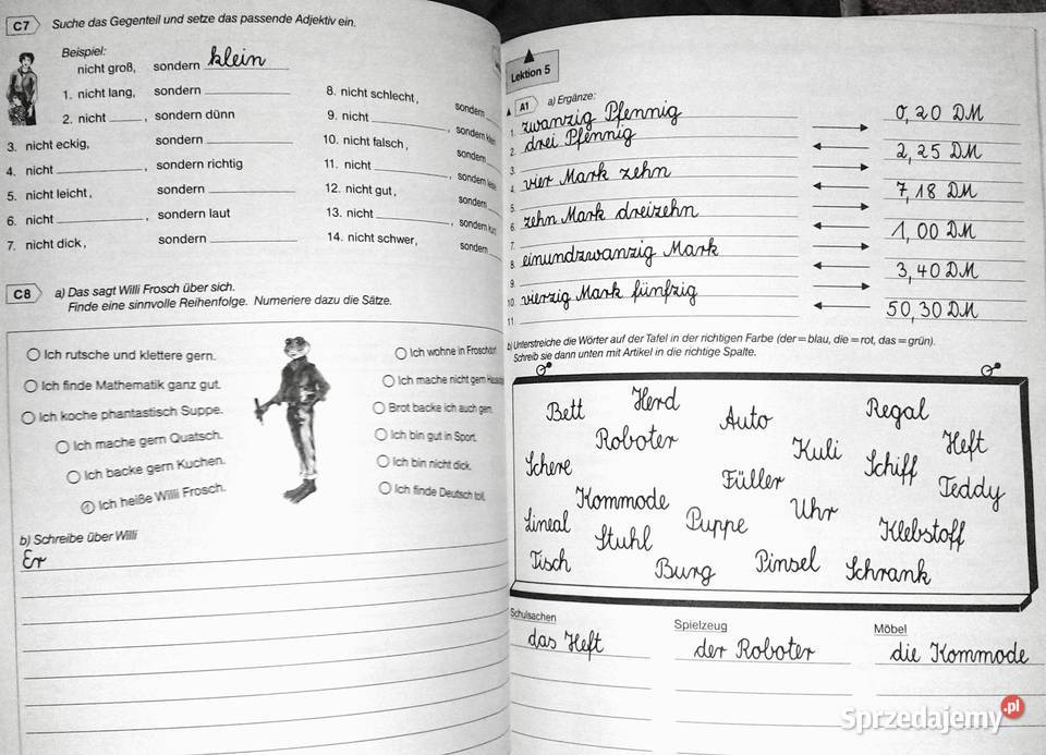 Das deutschmobil Język niemiecki dzieci Rok wydania 1991 sprzedam