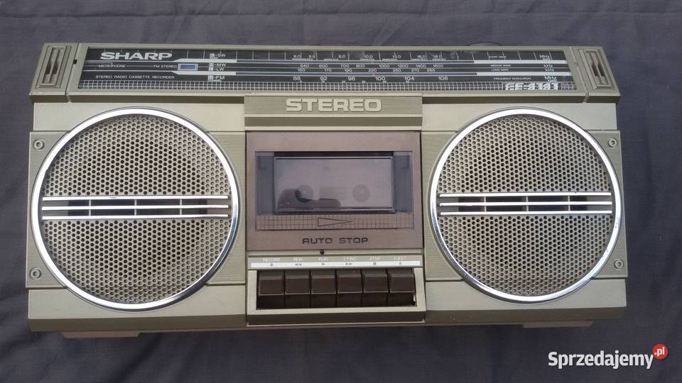 SHARP GF4343 Boombox Retro Vintage Radio