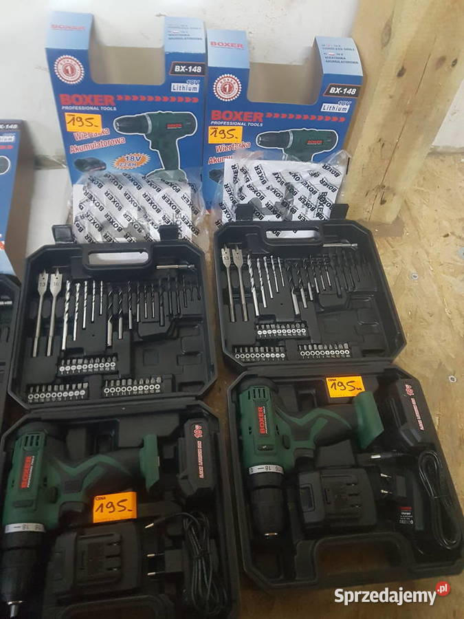 WIERTARKO WKRĘTARKA AKUMULATOROWA 18V 2XAKU 50el