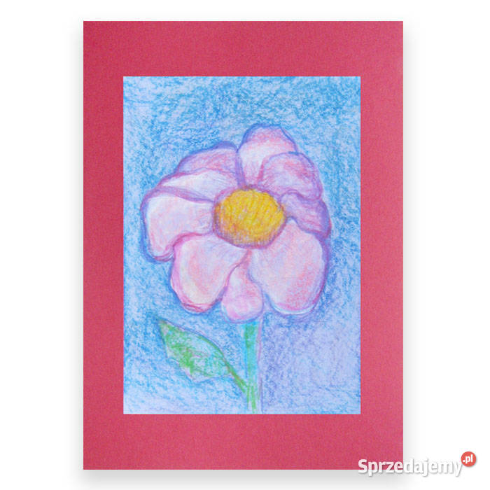 Rysunek do pokojuobrazek z kwiatkiem do wielokolorowy Bydgoszcz sprzedam