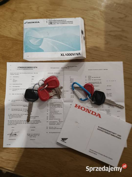 Honda Varadero xl 1000 wtrysk kufry manualna