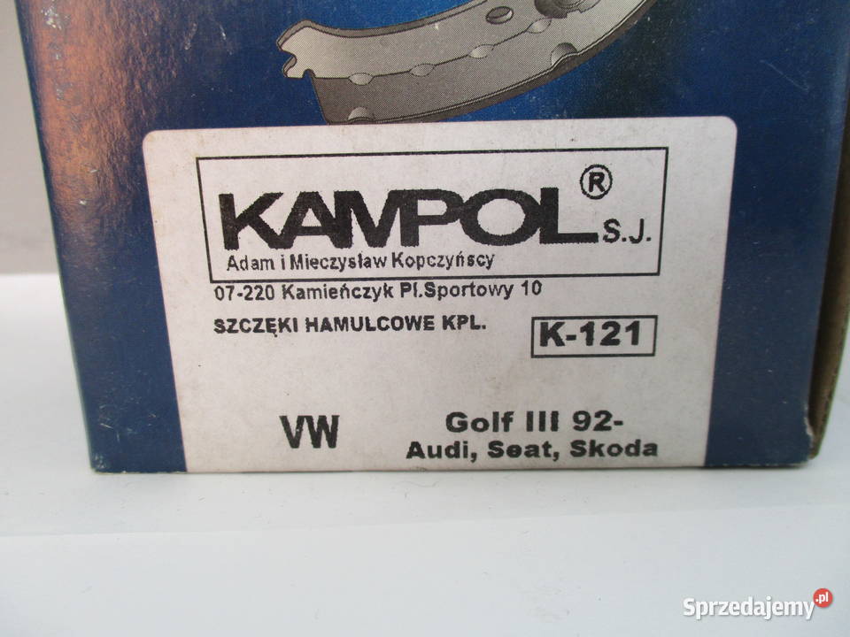 Szczęki hamulcowe VW Golf III Seat AudiSkoda Łódź