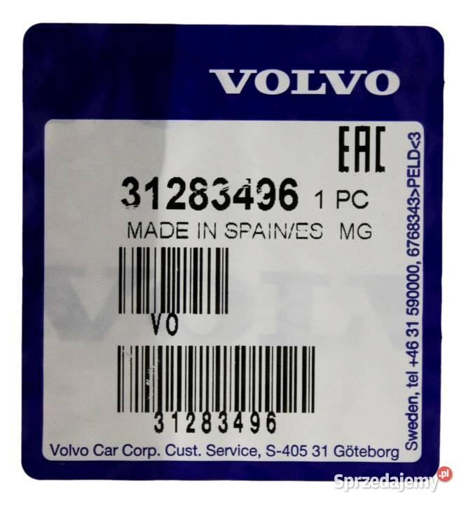 VOLVO S80 prawa listwa chrom tyl pod lampe OE Bielany Wrocławskie