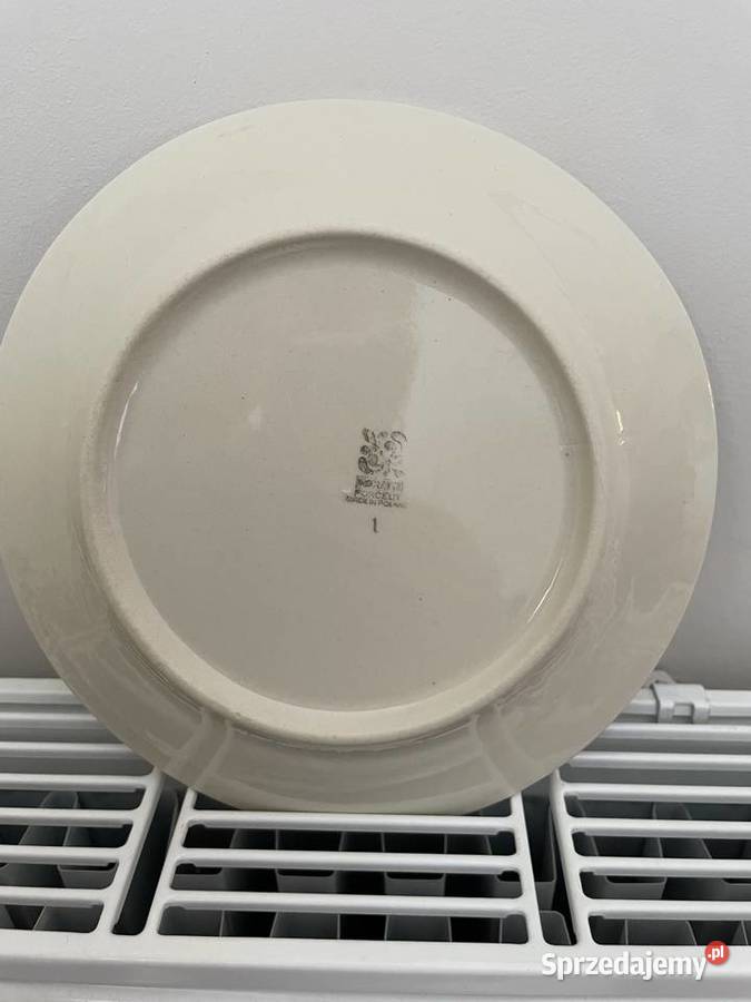 Włocławek talerz deserowy PRL Porcelana i szkło Pruszcz Gdański