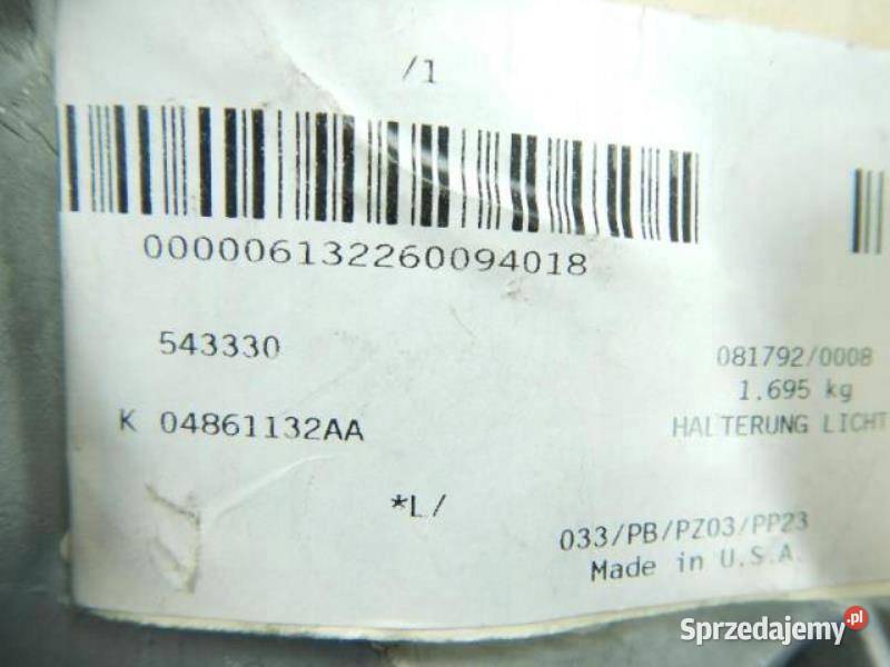 ŁAPA MOCOWANIE ALTERNATORA DODGE CARAVAN 9700