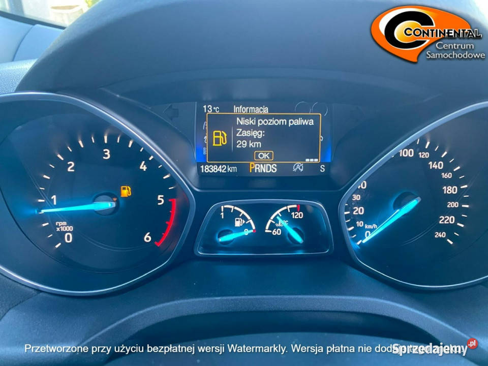 Ford Kuga Wersja ST Pierwszy właściciel II 2012 lakier metallic