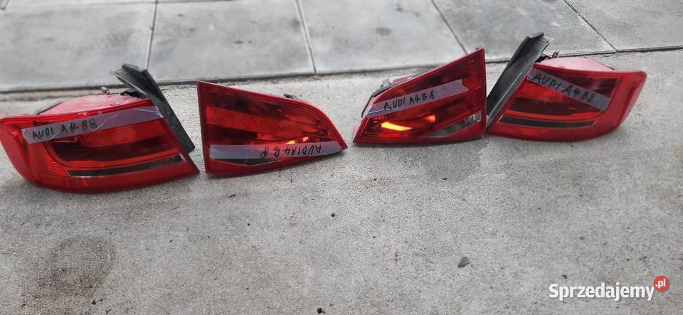 Lampy tył audi A4 B8
