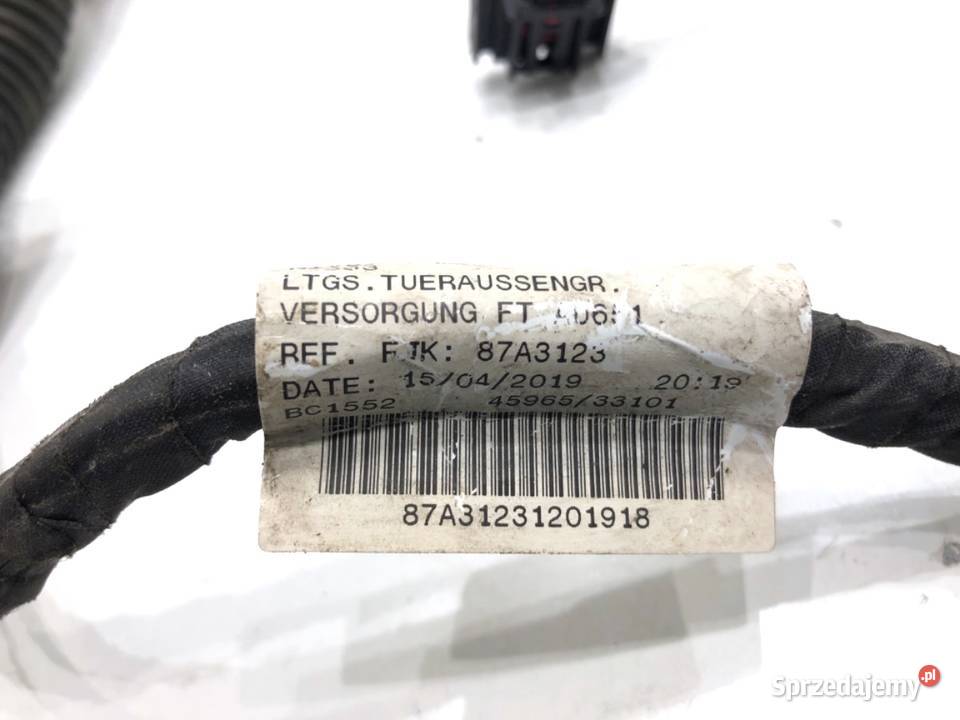 WIĄZKA DRZWI PRZÓD LEWY AUDI A8 D5 4N0971029AN